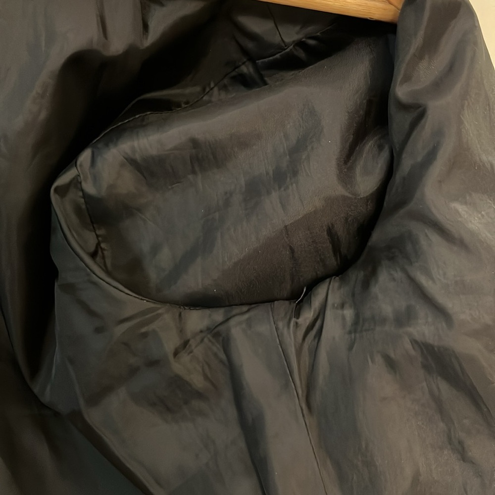 Topshop Black Faux Leather Biker Jacket - Picture 5 of 9